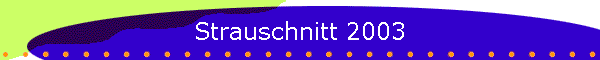 Strauschnitt 2003